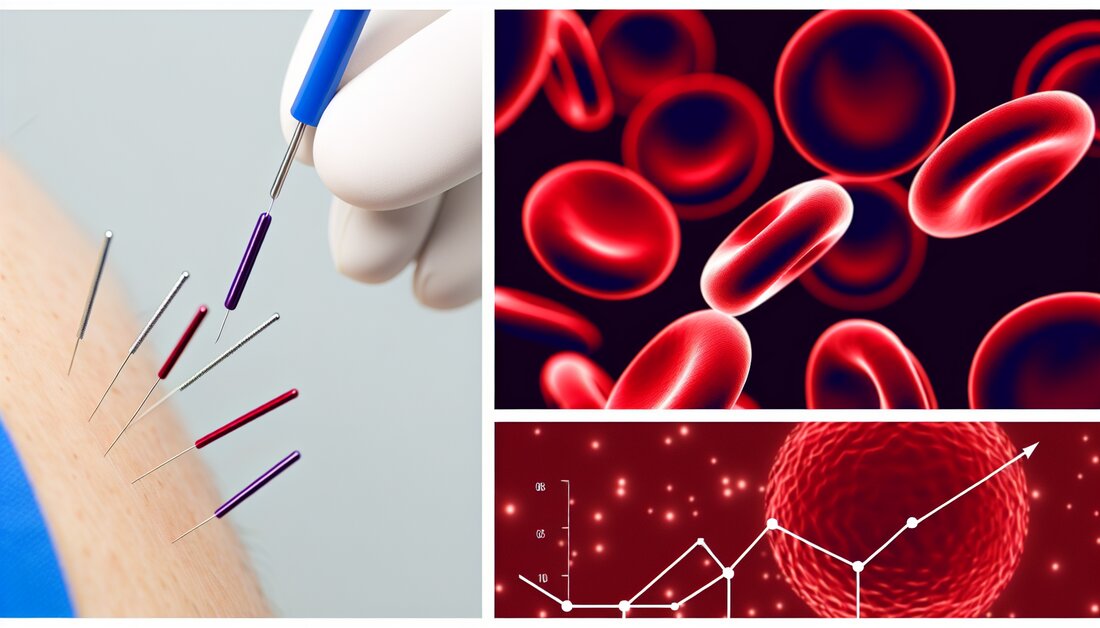 Studie zeigt: Akupunktur bei IDA an Punkten GB39, BL17, LR13 erhöht signifikant den Hämoglobinspiegel und andere Blutwerte im Vergleich zu Placebo. Effektive Behandlungsmethode für Anämie!