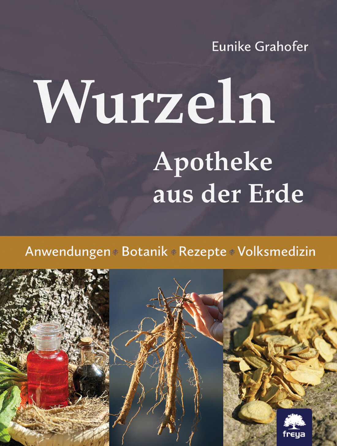 Wurzeln – Apotheke aus der Erde“ von Eunike Grahofer ist das erste umfassende Standardwerk über Heilwurzeln. Mit Anwendungen, Botanik, Rezepten und Volksmedizin bietet es fundiertes Wissen von A bis Z – praxisnah, liebevoll illustriert und ein Muss für alle, die sich für Naturheilkunde und überliefertes Pflanzenwissen begeistern