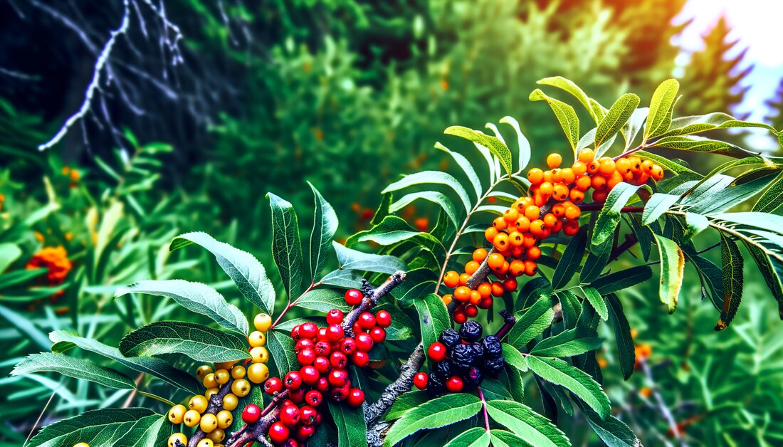 Entdecken Sie die Heilkraft von Beeren wie Holunder und Sanddorn: Botanische Eigenschaften, traditionelle Anwendungen und Ernährungs-Tipps.