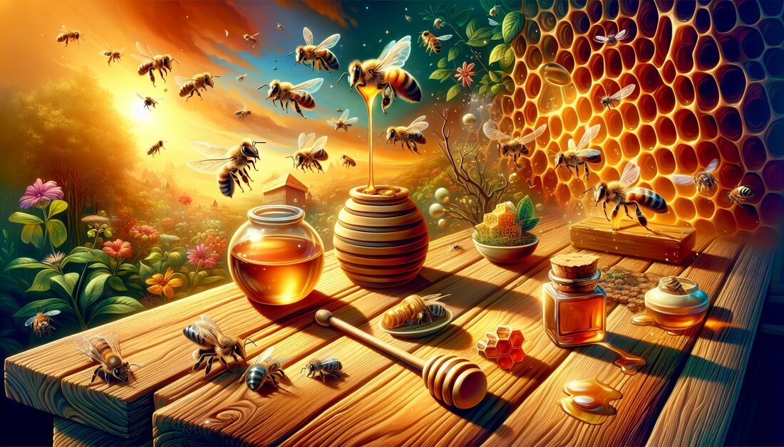 Taucht ein in die Welt der Bienenprodukte! Von der Heilkraft des Propolis über Honiganwendungen bis zum Einfluss von Gelée Royale auf unsere Gesundheit. 🐝💫