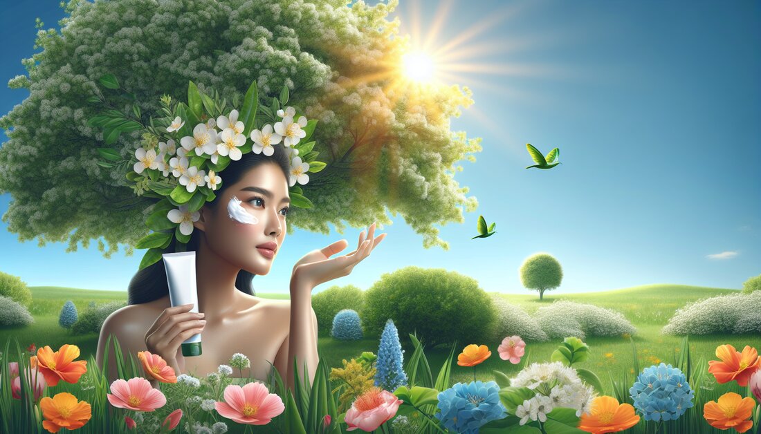 Schützt eure Haut im Frühling natürlich! Entdeckt, wie Ernährung und natürliche Sonnenschutzmittel helfen und was die Forschung Neues bringt. Praktische Tipps inklusive!