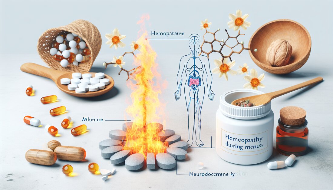 Warum werden homöopathische Mittel bei Wechseljahren eingesetzt? Neue Einblicke in neuroendokrine Wirkungen! #Wechseljahre #Homöopathie