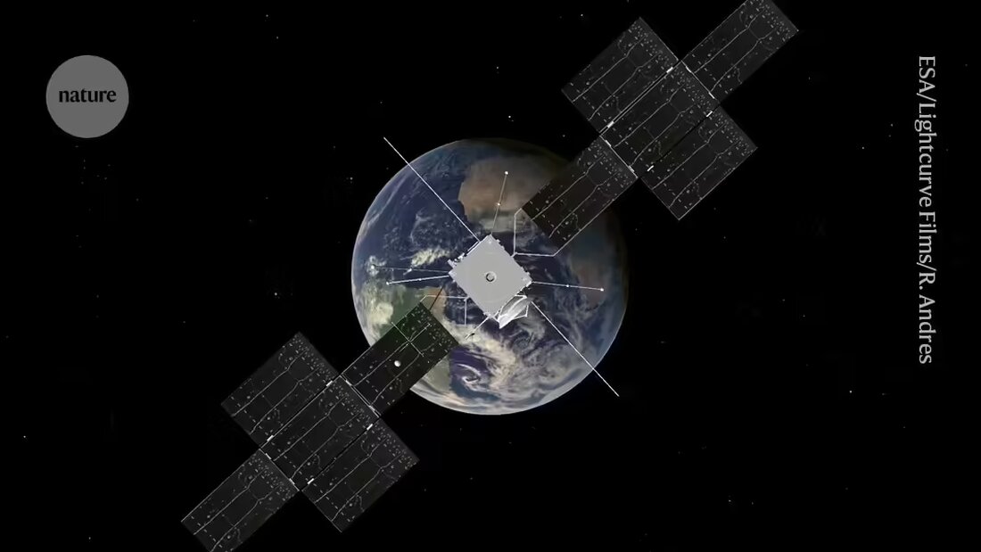 Die Sonde Jupiter Icy Moons Explorer (JUICE) wird in der kommenden Woche sowohl am Mond als auch an der Erde vorbeifliegen, um auf dem Weg ins All eine gewagte und zuvor noch nie versuchte Doppel-Fly-by-Manöver zu vollführen. Erfahren Sie mehr über diese spannende Mission der Europäischen Weltraumorganisation (ESA) und wie die Gravitation von Erde, Mond und Venus genutzt wird, um Jupiter mit möglichst wenig Treibstoff zu erreichen.