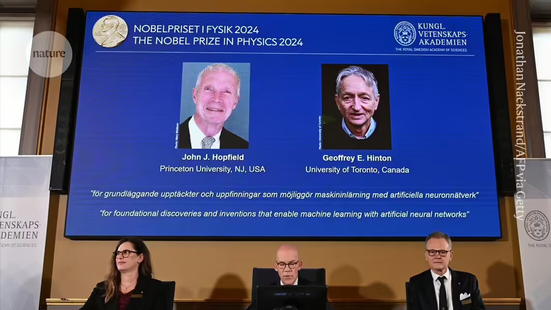 John Hopfield und Geoffrey Hinton gewinnen den Nobelpreis für Physik 2024 für ihre Beiträge zur Maschinenintelligenz und KI.
