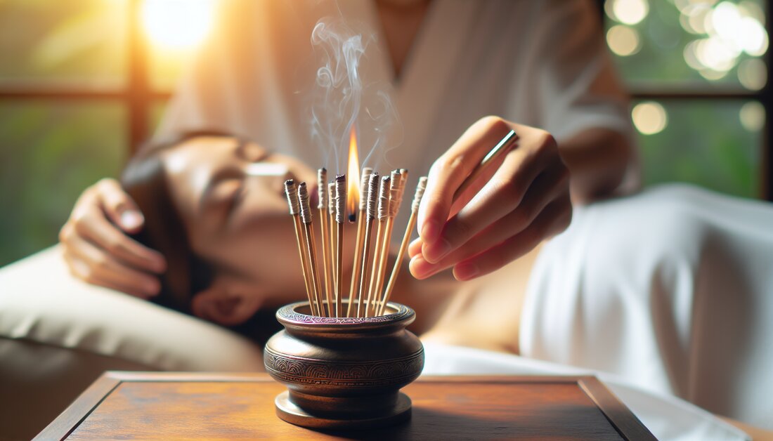 Taucht ein in die Welt der Moxibustion der TCM 🌿: Entdeckt ihre Geschichte, Wirksamkeit bei Krankheiten & Anwendungstipps. Sicher & effektiv! 🔥🍃 #Moxibustion #TCM