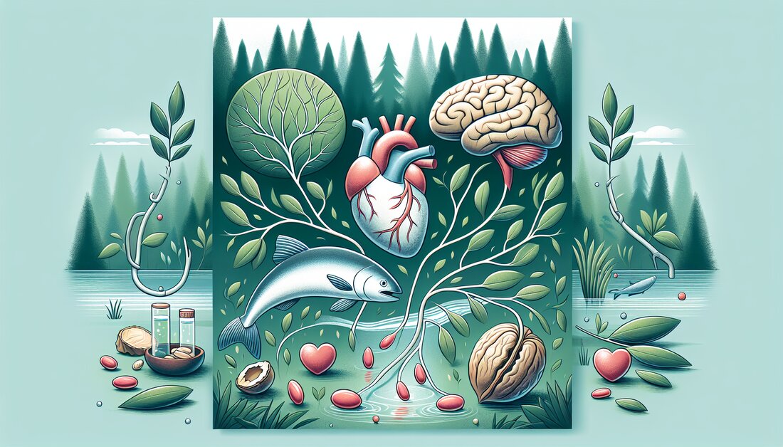 Entdecke die Kraft von Omega-3: Fürs Herz, Gehirn und Gelenke! Plus Tipps für die richtige Dosierung. #Gesundheit #Omega3