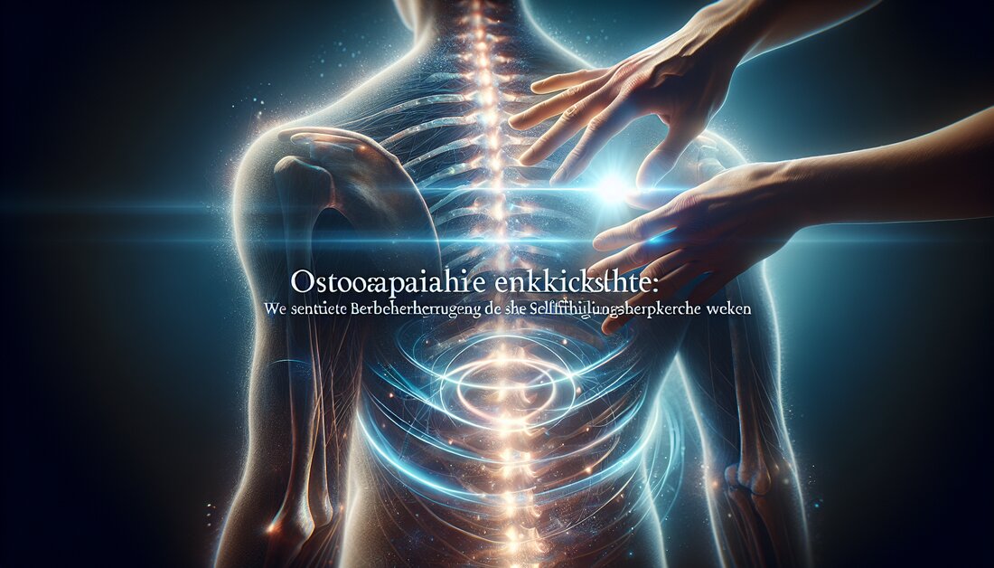 Entdecke, wie Osteopathie durch sanfte Berührungen heilen kann! 🌟 Alles über Methodik, Anwendung & echte Erfahrungsberichte. #Selbstheilung #Osteopathie