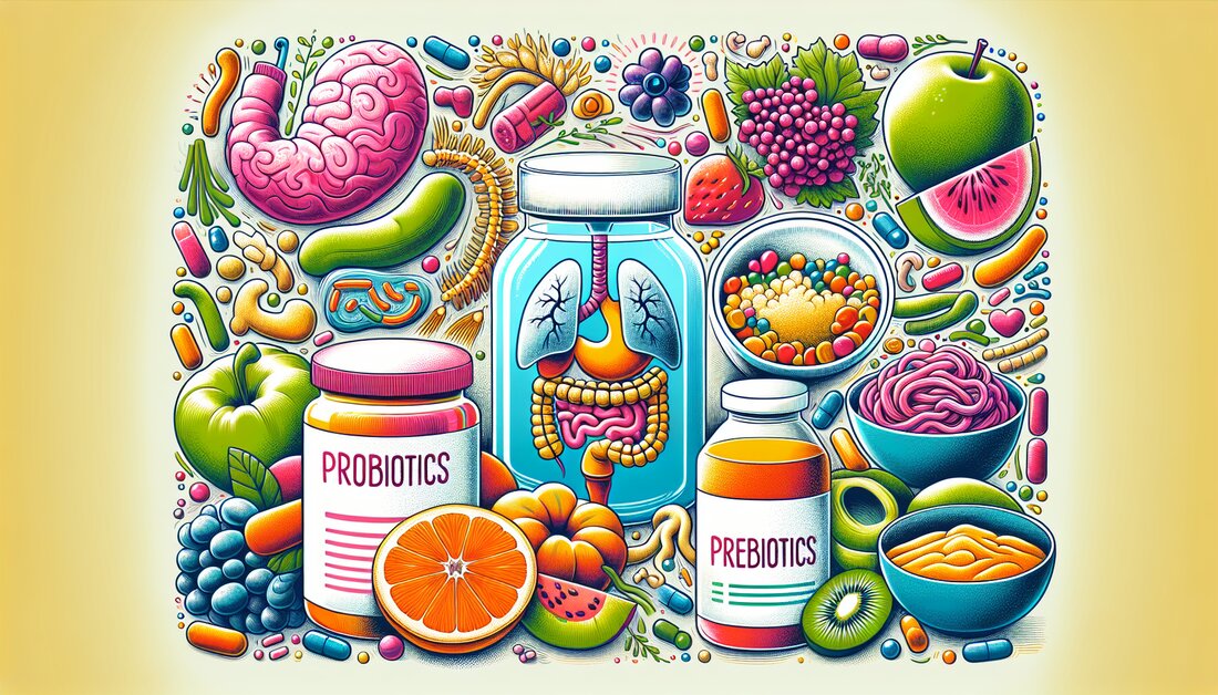 Erfahrt, wie Probiotika & Präbiotika die Darmflora fördern, ihre Gesundheitsvorteile und wie man sie optimal nutzt. Ein Blick in die Zukunft der Darmgesundheit. 🌿🔬