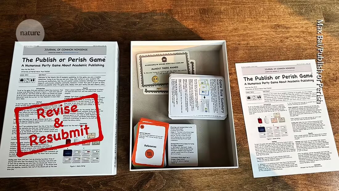 Entdecken Sie das neue Kartenspiel 'Publish or Perish', das witzig und provokant die Herausforderungen und Absurditäten des akademischen Erfolgs im Bereich der Wissenschaft beleuchtet. Spieler konkurrieren darum, die meisten Zitate zu erhalten und wissenschaftliche Manuskripte zu veröffentlichen, während sie sich auf humorvolle Weise mit den Fallstricken und Herausforderungen des akademischen Lebens auseinandersetzen. Jetzt mehr erfahren!