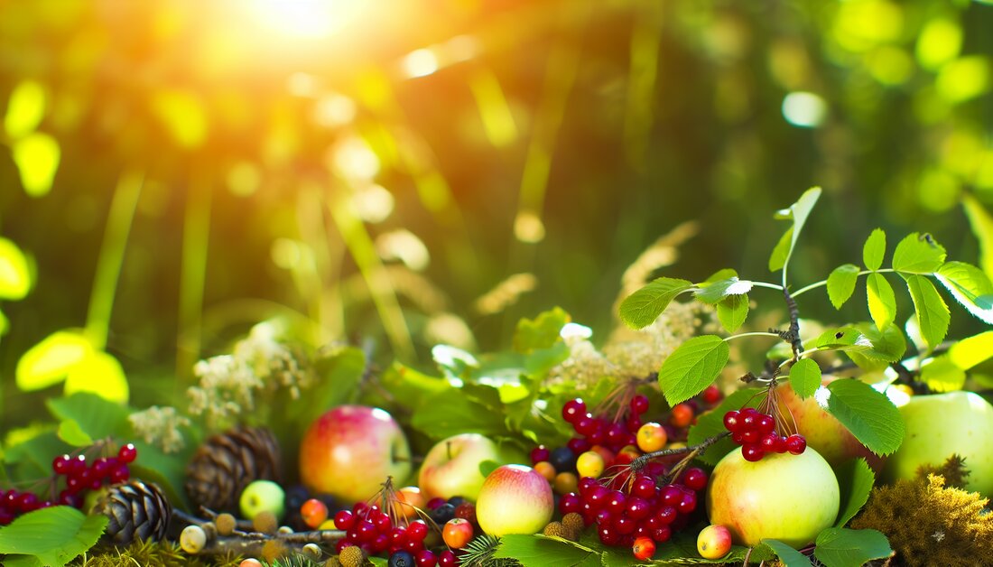 Entdecken Sie die heilenden Eigenschaften von Wildfrüchten, ihre ökologische Bedeutung und wie Sie sie gesund zubereiten können.