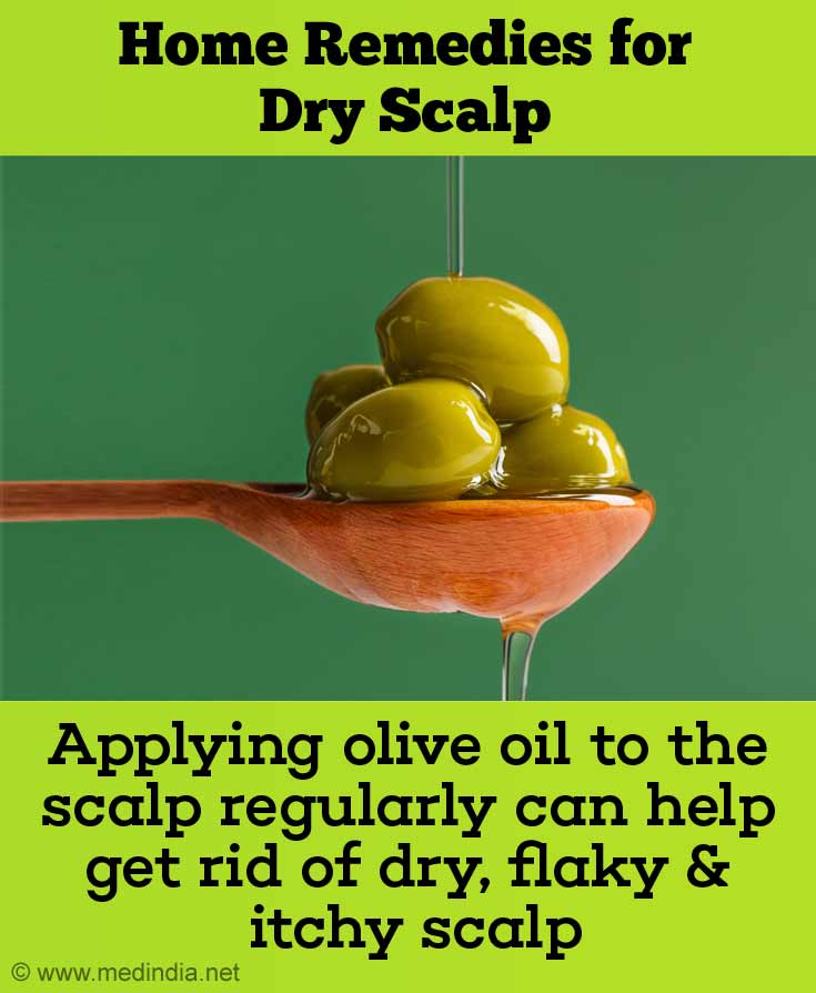 Olivenöl für trockene Kopfhaut