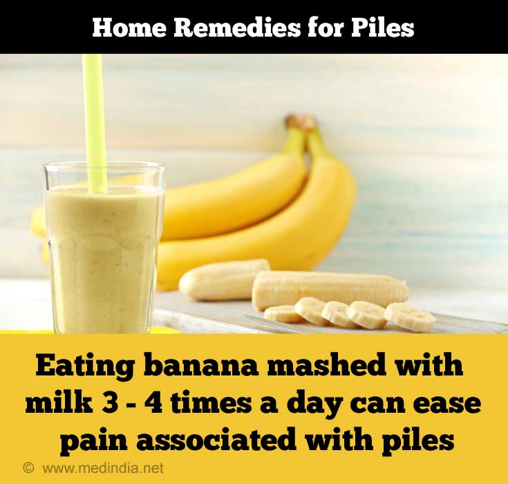 Reife Banane für Haufen / Hämorrhoiden