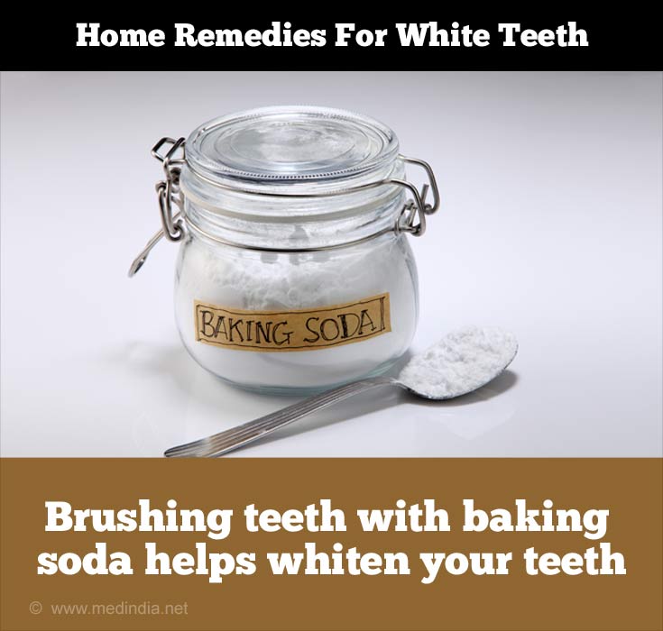 Tipps zur Erhaltung weißer Zähne: Backpulver