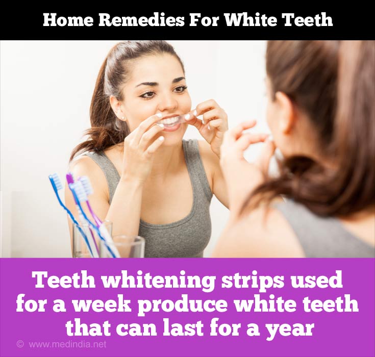 Tipps zur Erhaltung weißer Zähne: Aufhellungsstreifen