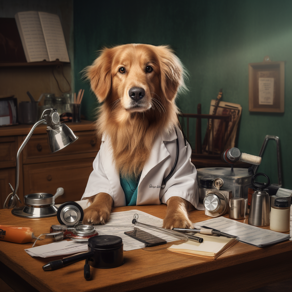 donbee87_a_photorealistic_photo_of_a_dog_as_a_doctor_1ea20789-a0b9-4040-9906-65c9df37e1c8