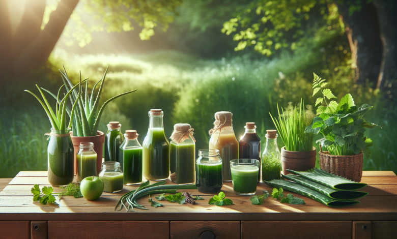 Grüne Apotheke: Die heilende Kraft von Pflanzensäften