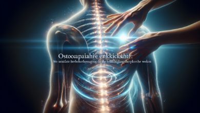 Osteopathie Entschlüsselt: Wie sanfte Berührungen die Selbstheilungskräfte wecken
