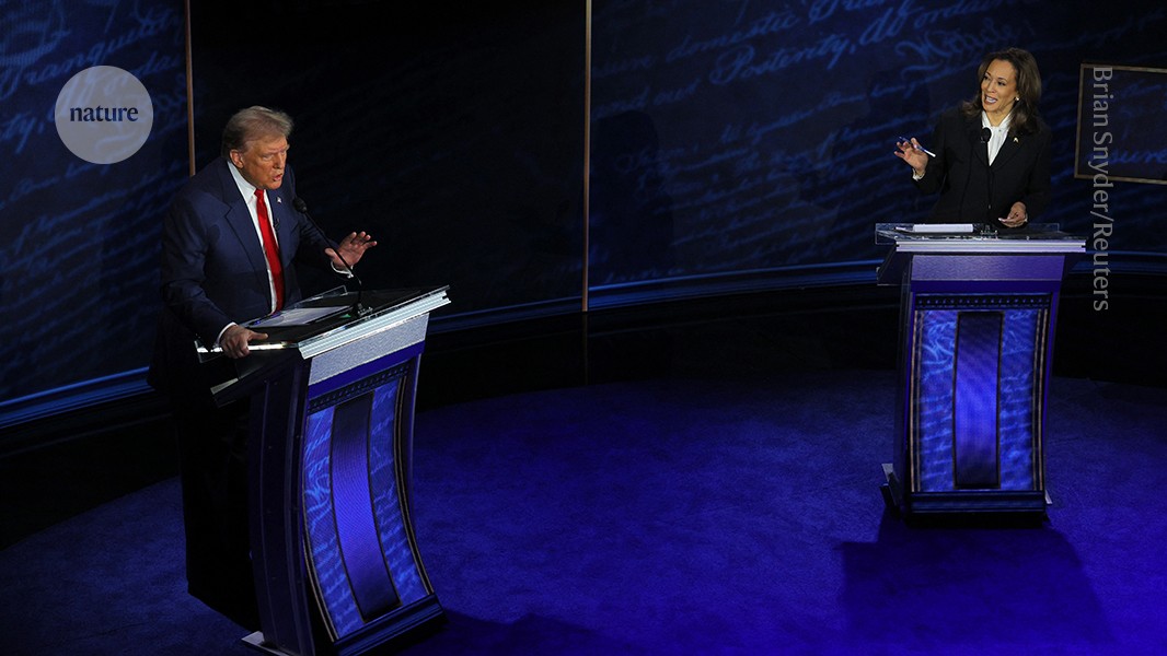 US election debate: what Harris and Trump said about science