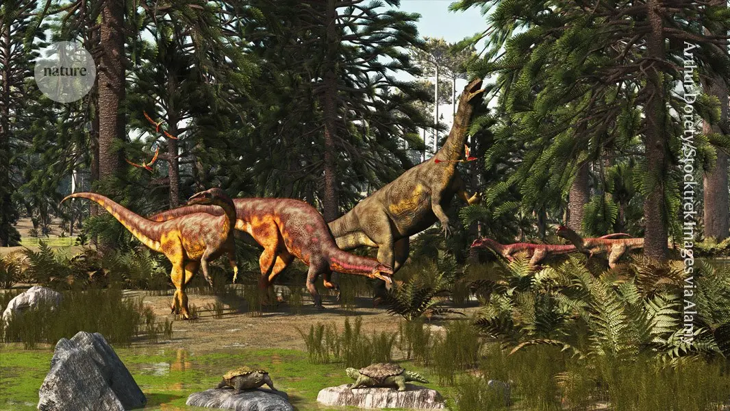 Fossilized poo and vomit shows how dinosaurs rose to rule Earth