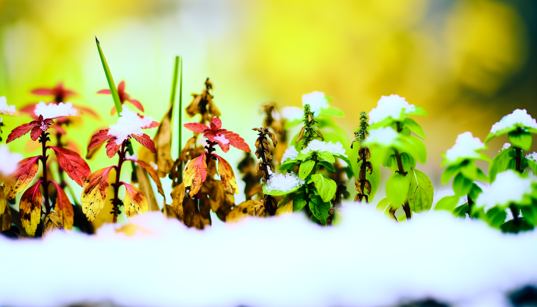 Kräuter im Jahreszeitenwechsel – Anpassung an Herbst und Winter