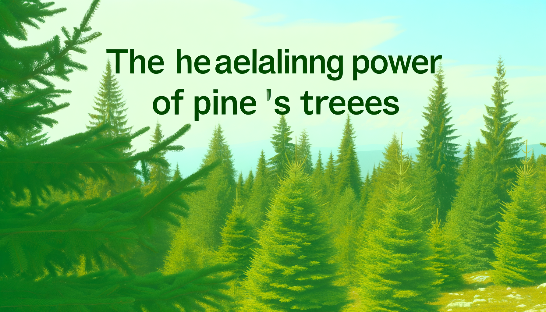 Die Heilkraft von Nadelbäumen – Tanne Fichte und Kiefer